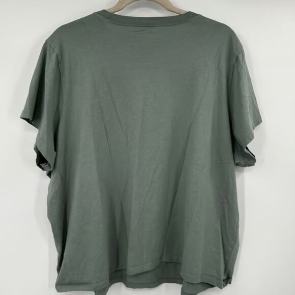 Torrid Womens TShirt Size 3 Green Crew Neck Short Sleeve Cotton Basic Tee - Picture 5 of 5